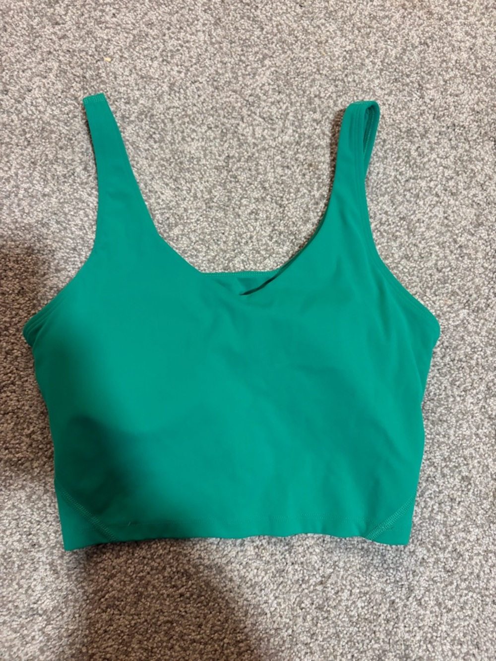 lululemon athletica Green Crop Sports Tank